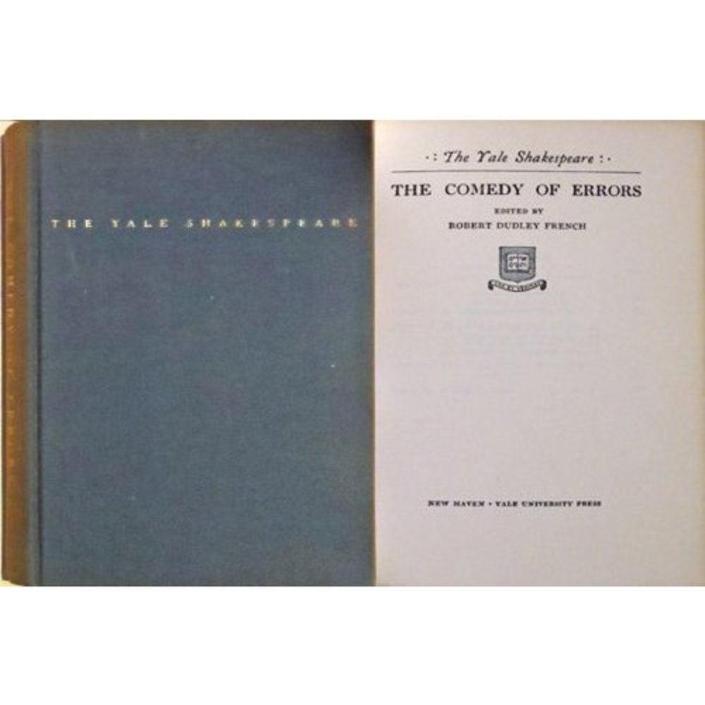 The Yale Shakespeare - The Comedy of Errors (1926) (Blue Cloth Boards)
